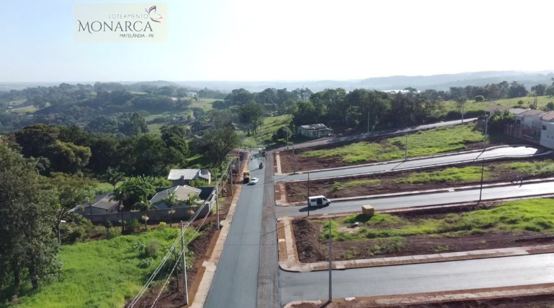 Loteamento Monarca lotes  de 300 a 406 m2